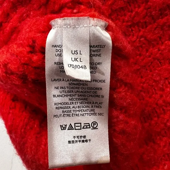 Free People Vibrant Red Sweater - Picture 4 of 4